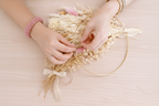 Kit couronne fleurs séchées – Bohème naturelle