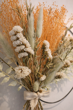 Kit couronne fleurs séchées – Signature moderne