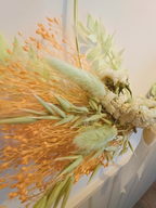 Kit couronne fleurs séchées – Signature dorée