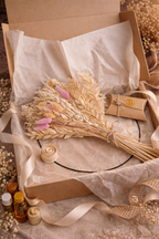 Kit couronne fleurs séchées – Bohème graphique