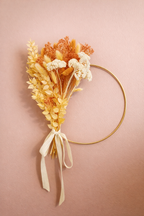 Kit couronne fleurs séchées – Terracotta solaire