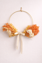Kit couronne fleurs séchées – Terracotta solaire